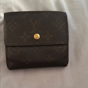 Louis Vuitton Brown Monogram Elise Trifold Wallet